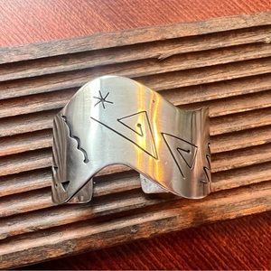 Vintage Sterling Silver Cuff